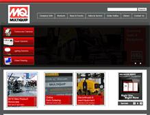 Tablet Screenshot of multiquip.com