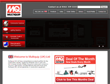 Tablet Screenshot of multiquip.co.uk